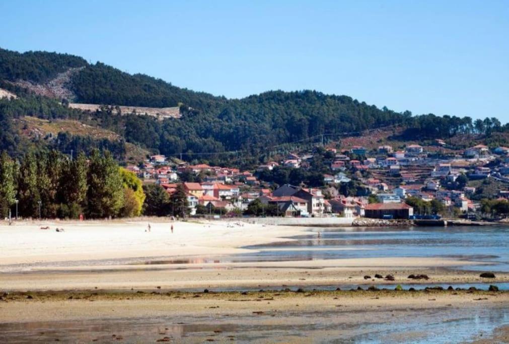 Piso A Pie De Playa Con Terraza Exclusiva Daire Moaña Dış mekan fotoğraf